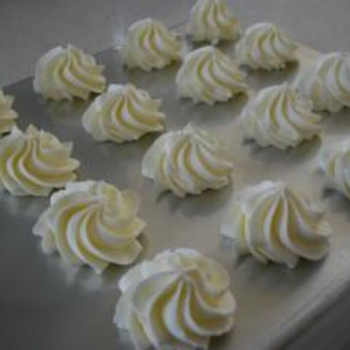 残りの生クリームは絞って冷凍保存してね レシピ 作り方 By はい 山田です 楽天レシピ